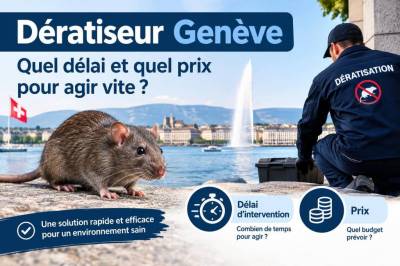 Dératiseur Genève : quel délai et quel prix pour agir vite ?
