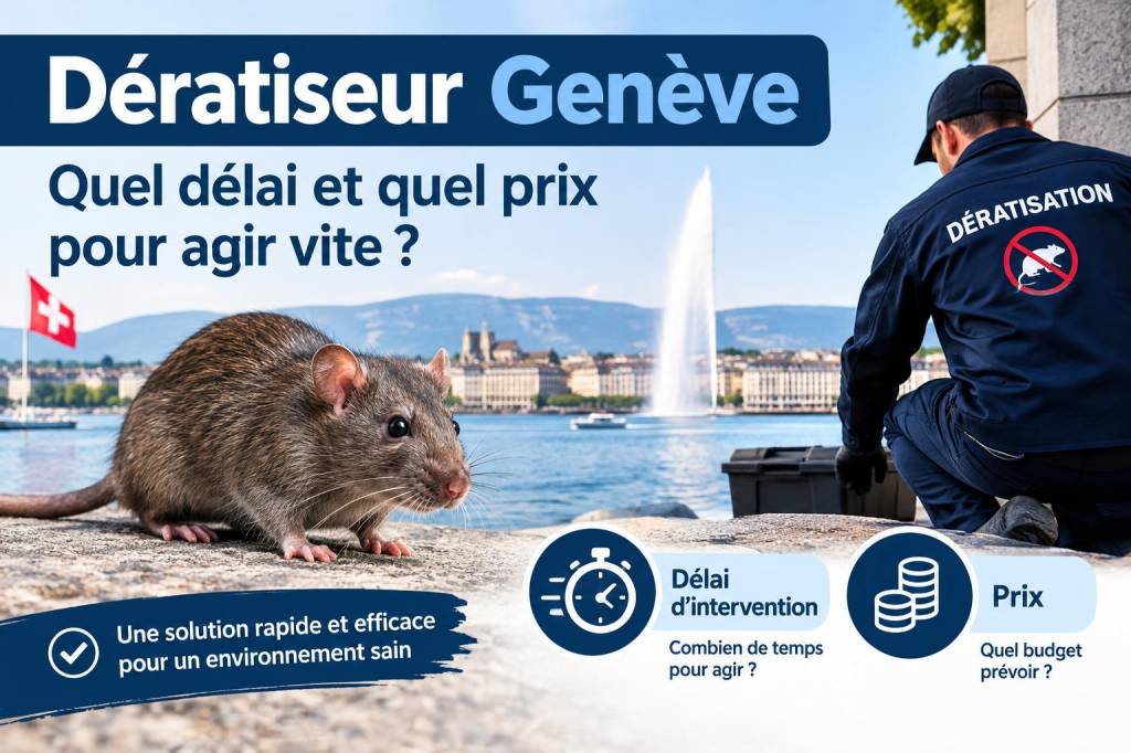 Dératiseur Genève : quel délai et quel prix pour agir vite ?